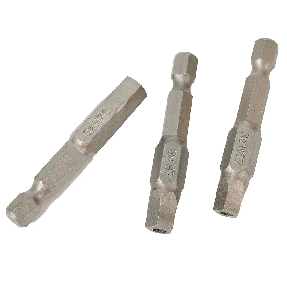 เจาะไขควง Bits 1/4 นิ้ว Gadgets ชุดเหล็ก W/รูห้าเหลี่ยมสูงคุณภาพ 50 มม.อุปกรณ์เสริม Equipement