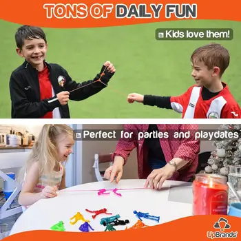 10/100裝兒童彈性骷髏玩具,顏色隨機,可彈性捏捏樂,適合兒童萬聖節派對禮物 10 最佳銷售 大量派對禮品 - №2