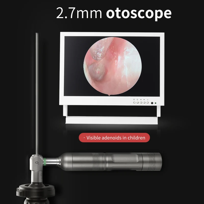 Industrial-grade otoscope endoscope single-line 2.7mm visual ear-picking instrument cold light source adjustable focal length