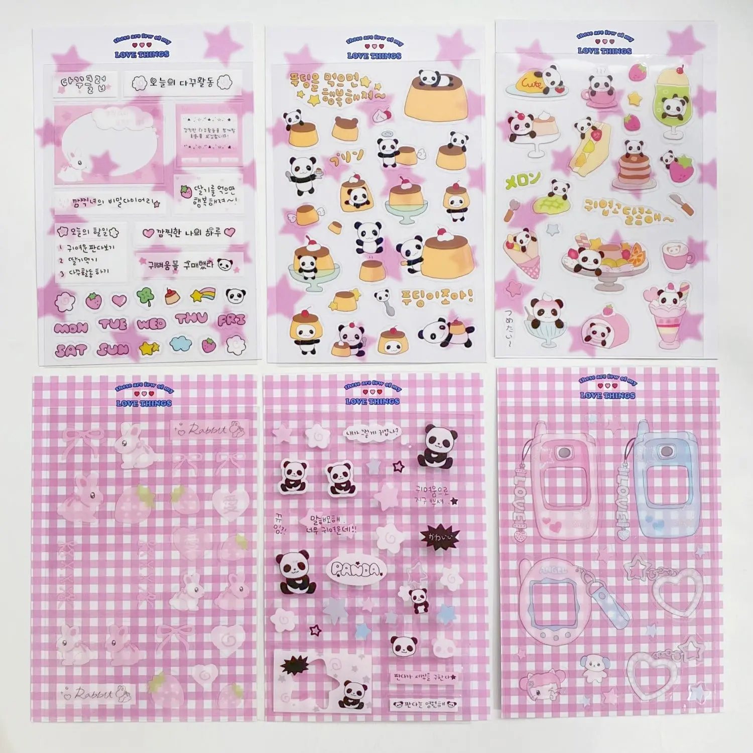 Korean Decal Stickers Scrapbooking Kawaii Decoration Stickers Cute Animal Stationery Stickers For Arts Diy Crafts Album Journal