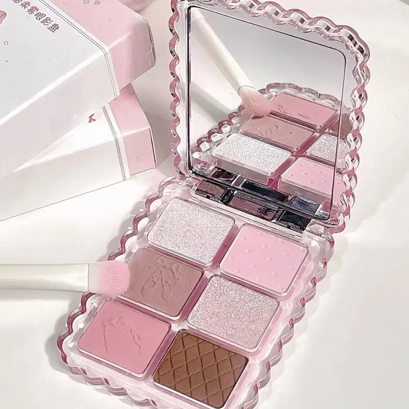 Gogo Dance Series Earth Tone Eyeshadow Palette Korean Daily Light Matte Makeup Portable Small Palette for Women Pure Desire Styl