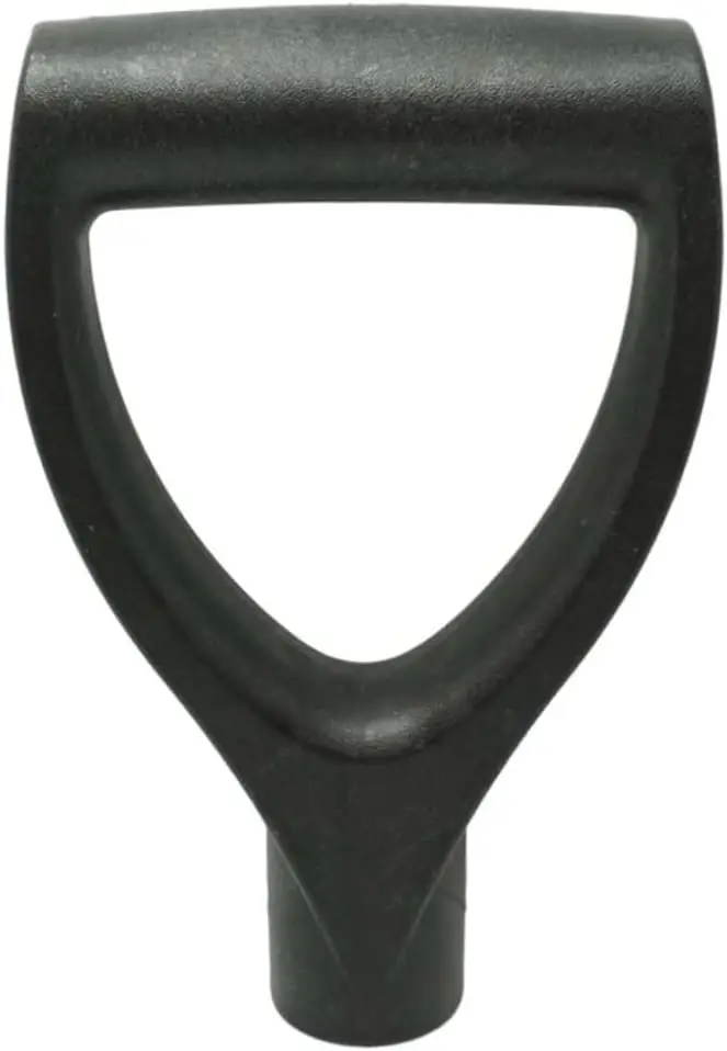 Spade Handle Garden Fork Shovel Handle D Shaped Plastic  for Digging Raking Tools Black Spade Handle