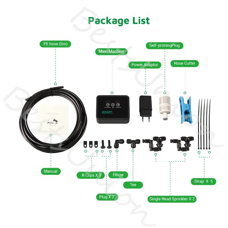 Intelligent Spray System Mist Rainforest Tank Timing Spray System Kit Reptile Fogger Terrariums Humidifier Electronic Timer