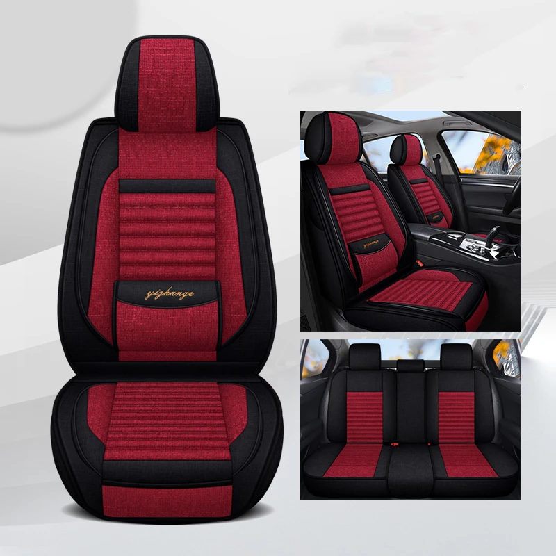 

1 фото чехлы на автомобильные сиденья для Mitsubishi Eclipse Cross L200 ASX Lancer X Outlander Subaru Impreza XV Auto Accesorios Flax дышащий