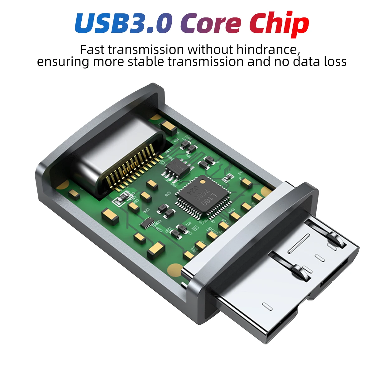 USB Type C to Micro B 3.0 Adapter External Hard Drive Disk HDD Cable For Sony Seagate Newsmy Toshiba Cable Converter Accessories