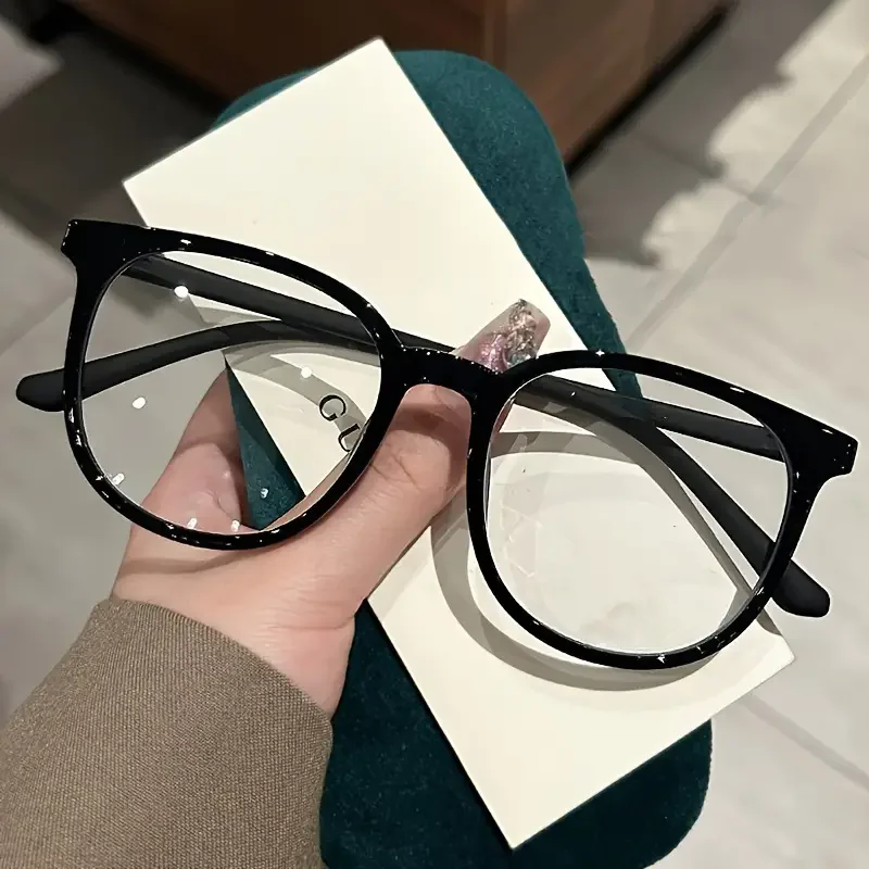 1pc Women/Men Square Plastic Frame Casual Modern Simple Style Fashion Clear Glasses，Suitable For Daily Life Clothing Accessories