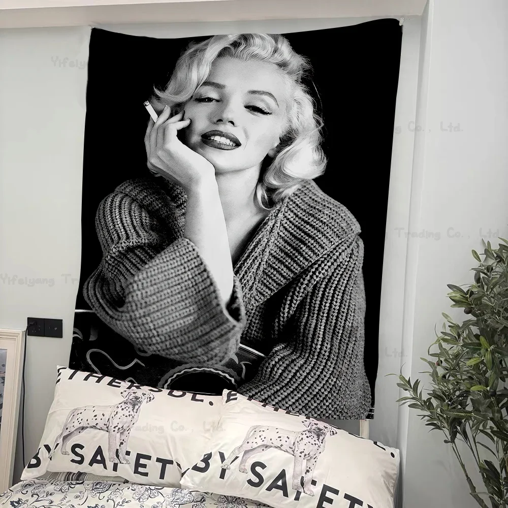 

American Movie Star Marilyn Monroe Hanging Bohemian Tapestry Hanging Tarot Hippie Wall Rugs Dorm Japanese Tapestry