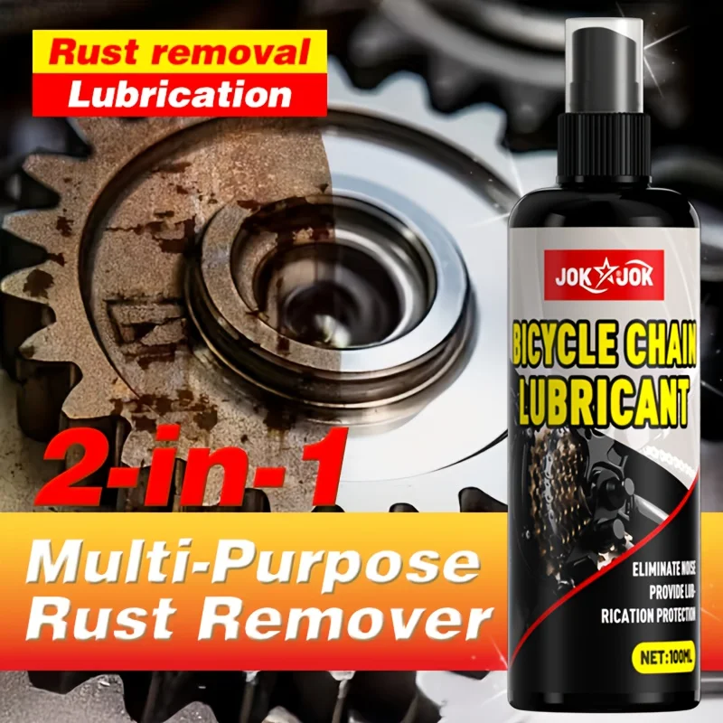 Bicycle Chain Rust Remover,Reduces Friction,Protects Metal Parts,Reduces Noise,Removes Rust,Suitable for Cars,Hardware Products