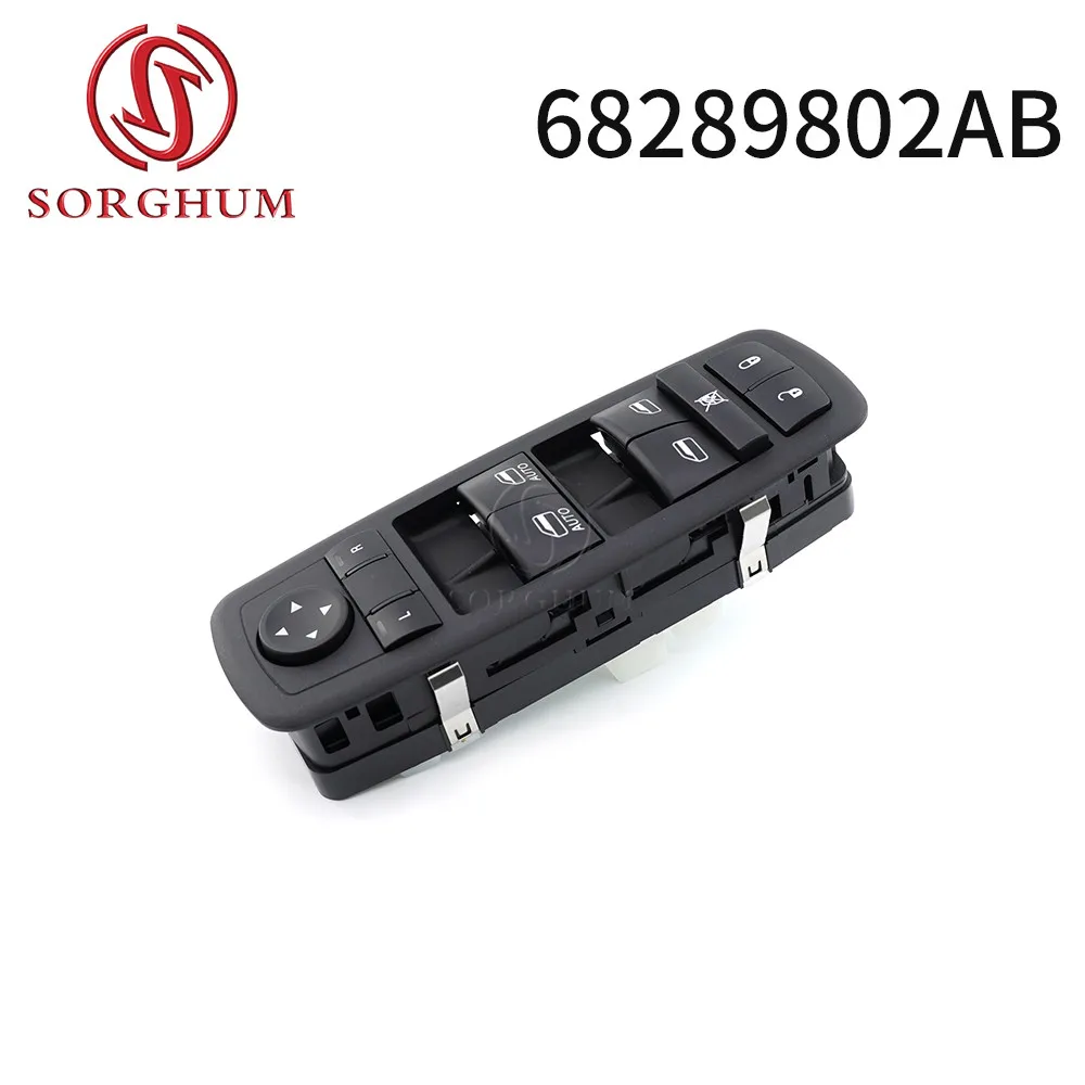 

SORGHUM 68289802AB For Jeep Grand For Dodge Durango 2016-2019 Car Master Power Lifter Window Switch Button 68319802AB 68319802AA