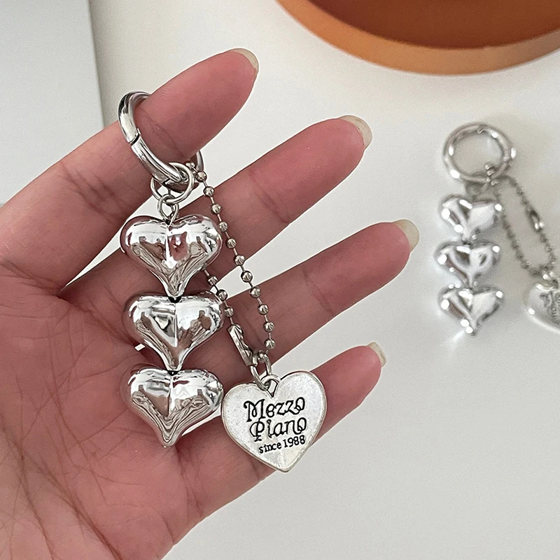 Heart Phone Pendant Chain Cute Charm Key Chain Bag Charm Cute Accessories For Phone Camera Bag