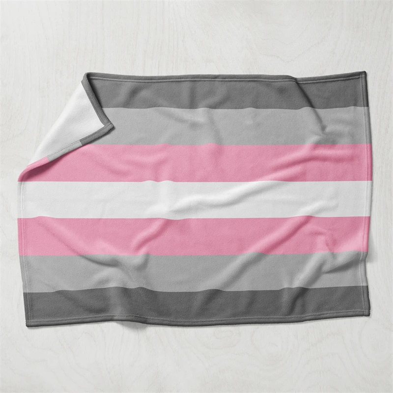 

Gaslight Gatekeep Girlboss Demigirl Pride Flag Demiwoman Throw Blanket for Women Men Girls Boys Kids Pets Dogs Cats Couch