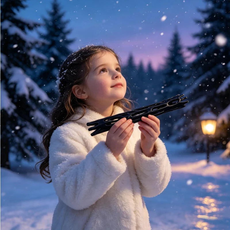 3/1PCS 3D Printed Black Willow Stick Ornament Prop 10CM Obsession Willow Wishing Willow Magic Stick Decoration Figurines Gift