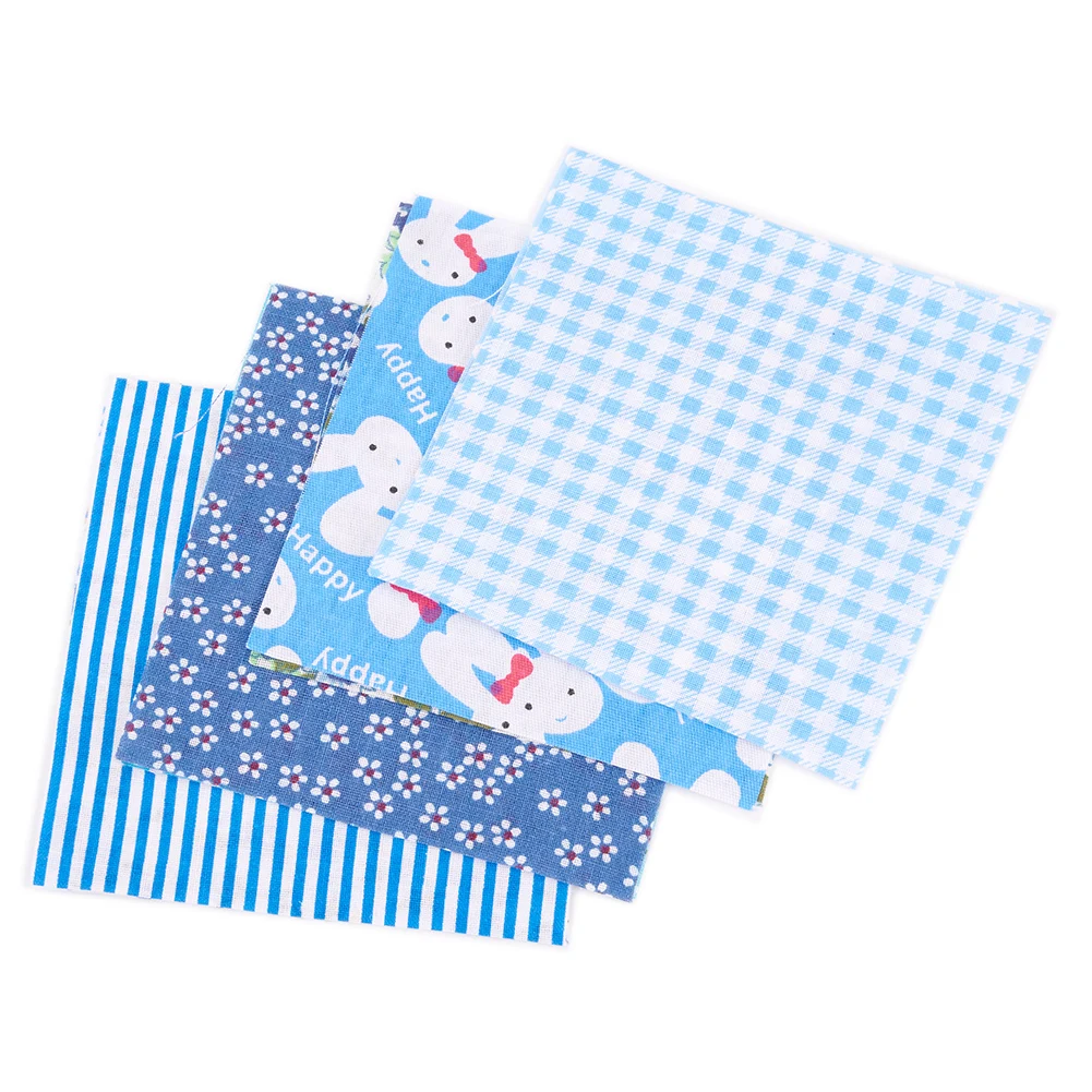 

100 Pieces Mixed Bundle Quilting Cotton Fabric Squares for Sewing DIY Craft Projects and Patchwork Cushion Covers