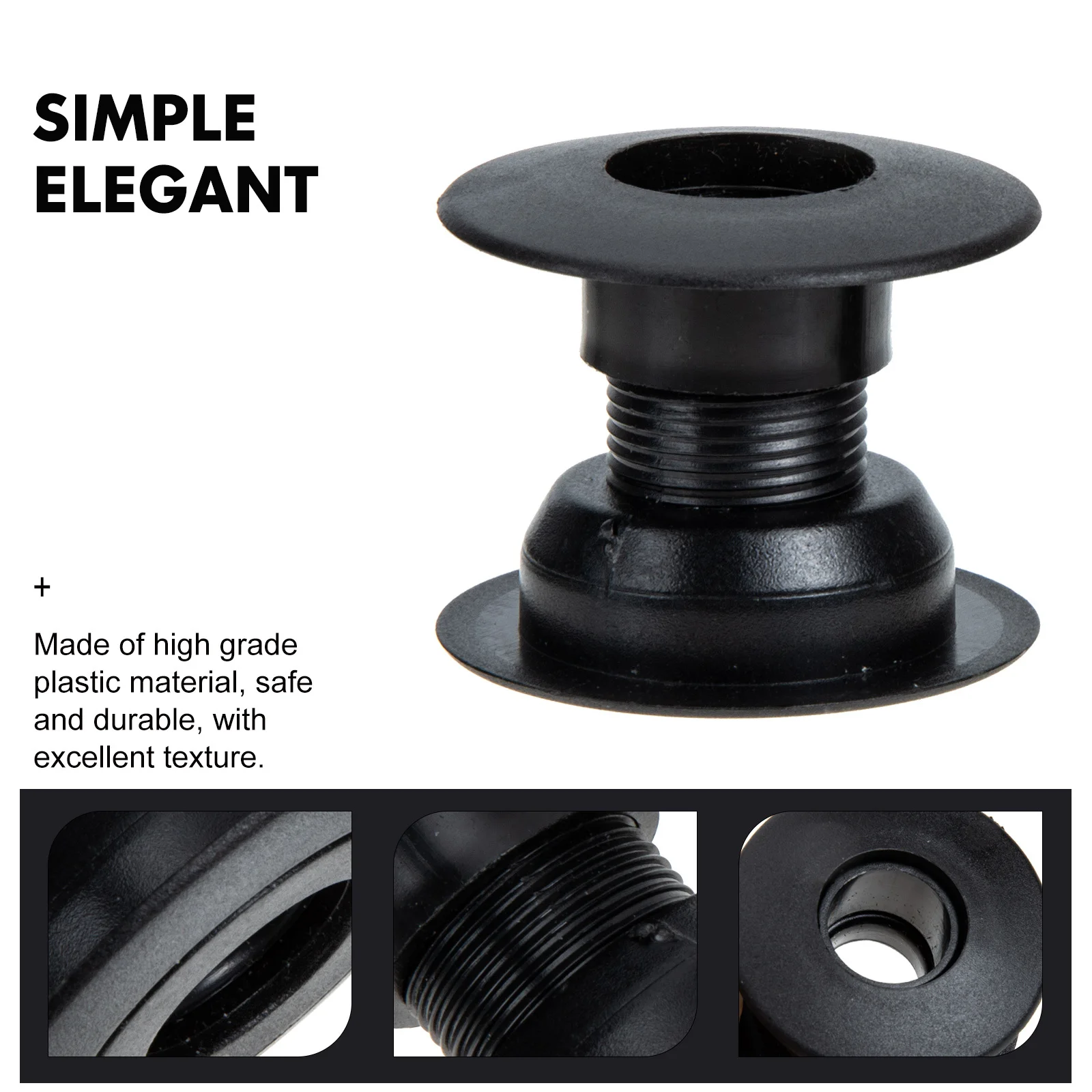 10 أزواج من البطانات فووسبالل بديلة لطاولة كرة القدم البلاستيكية محامل قضيب عالمية لطاولات كرة القدم