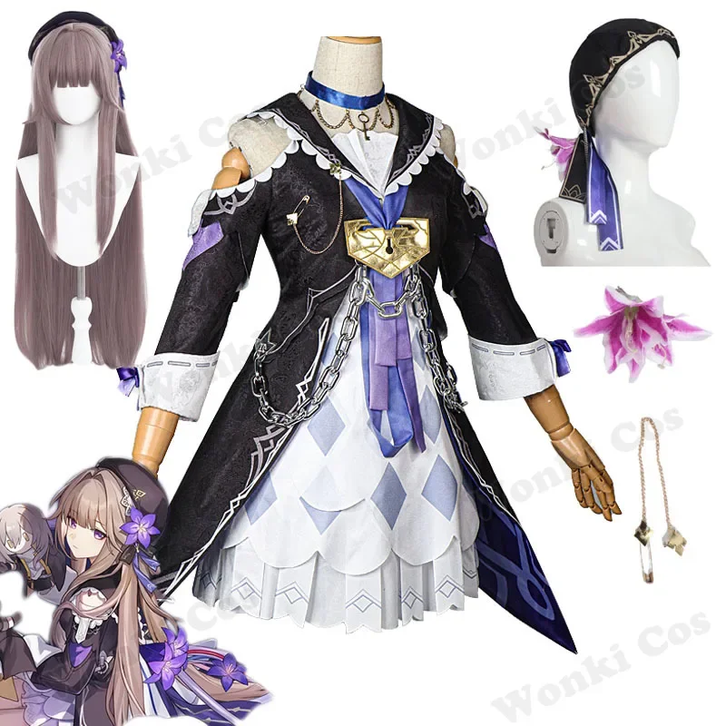 

Star Rail Herta Cosplay Costume for Girl Dress Herta Wig Game Party Costumes Cosplay Outfits