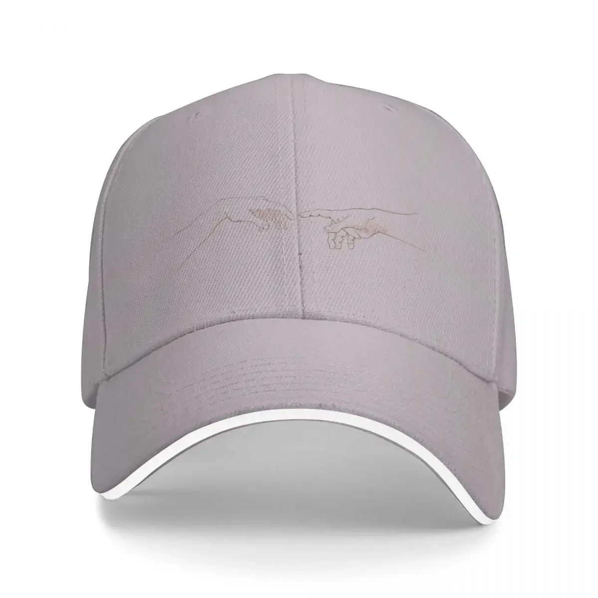 

Dark Academia: Creation of Adam Sketch Cap Baseball Cap Visor baseball cap |-f-| hats for men Women's