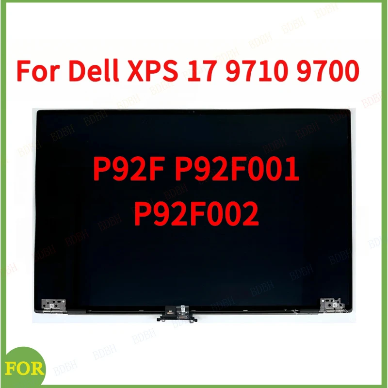 

BDBHFor Dell XPS 17 9710 9700 P92F P92F001 P92F002 LCD Screen DisplayUHD FHD Replacement 17 Inch Complete Assembly Original 5750