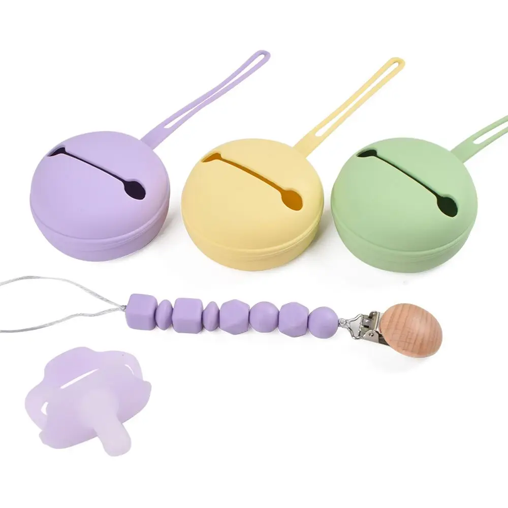 Box Multifunctional Nipple Case Attachment Pacifier Bag Baby Accessories Baby Pacifier Holder Infant Soother Storage Bag