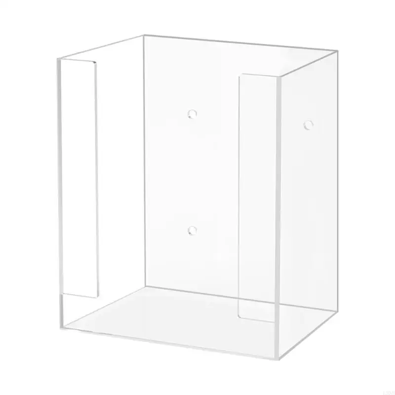L9nb prático rack parede armazenamento luva para uso doméstico luvas descartáveis prateleira exibição para cozinha banheiro