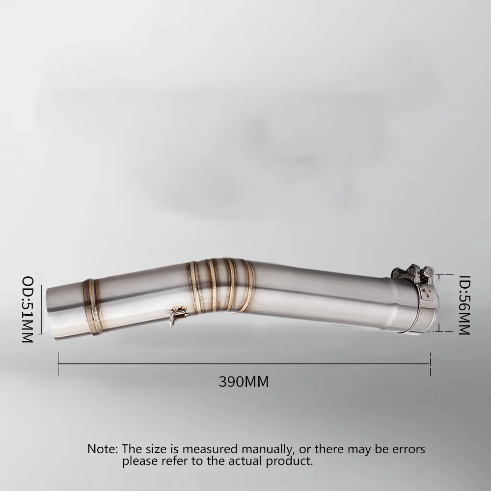 Hot Sale Motorcycle Exhaust Escape Mid link pipe Moto Muffler For YZF R6 YZF-R6 1998 1999 2000 2001 2002 2003 2004 2005 - view 3