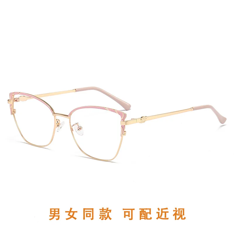 نظارات عين القط بإطار واضح للنساء ، نظارات بصرية ، موضة ، شفافة ، قصر النظر ، إطارات ، نظارات نسائية ،