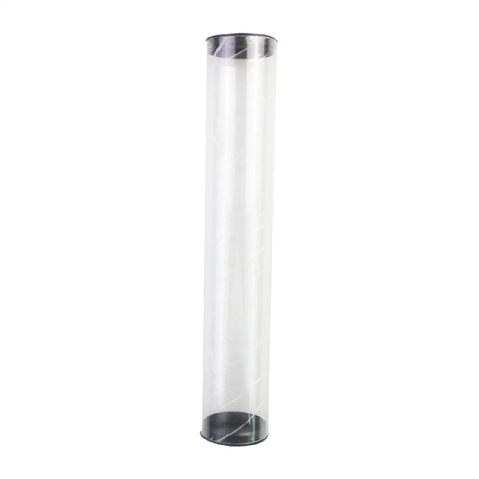 47mm Clear Golf Ball Tube Barrel Sports Container Round Outdoor Golfing Ball Holder Carrier