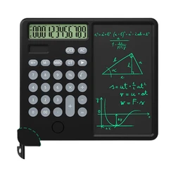 Tableta de dibujo LCD de 6,5 pulgadas para niños, juguetes, herramientas de pintura, tablero de escritura electrónico, juguete educativo con calculadora