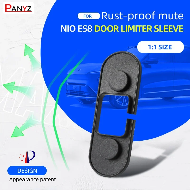 For NIO ES8 Door Limiter ABS Protection Cover Door Lock Buckle Cover Modification Model Silicone Door Arrester Pads