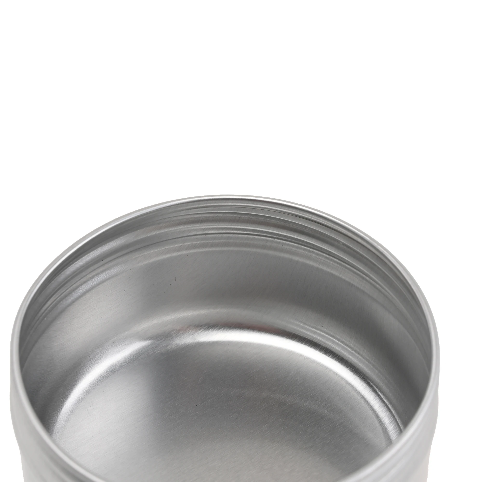 5ml-250ml Cosmetic Cans Aluminum Storage Tank Silver Aluminum Tins Cans Screw Top Round Candle Spice Tins Cans Lid Containers