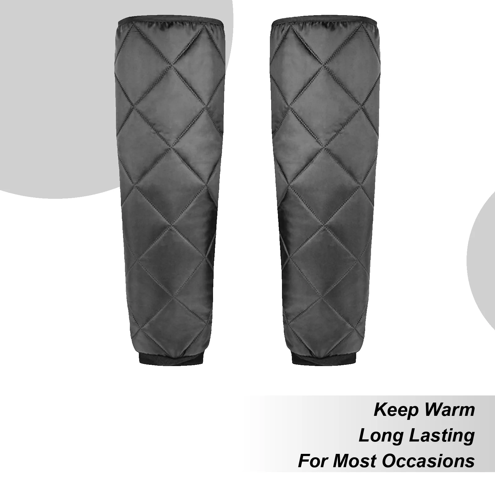 

Motorcycle Knee Guards 2 Pieces Thermal Leg Sleeves Windproof Protector For Daily Commuting Highway Riding Adventure Touring