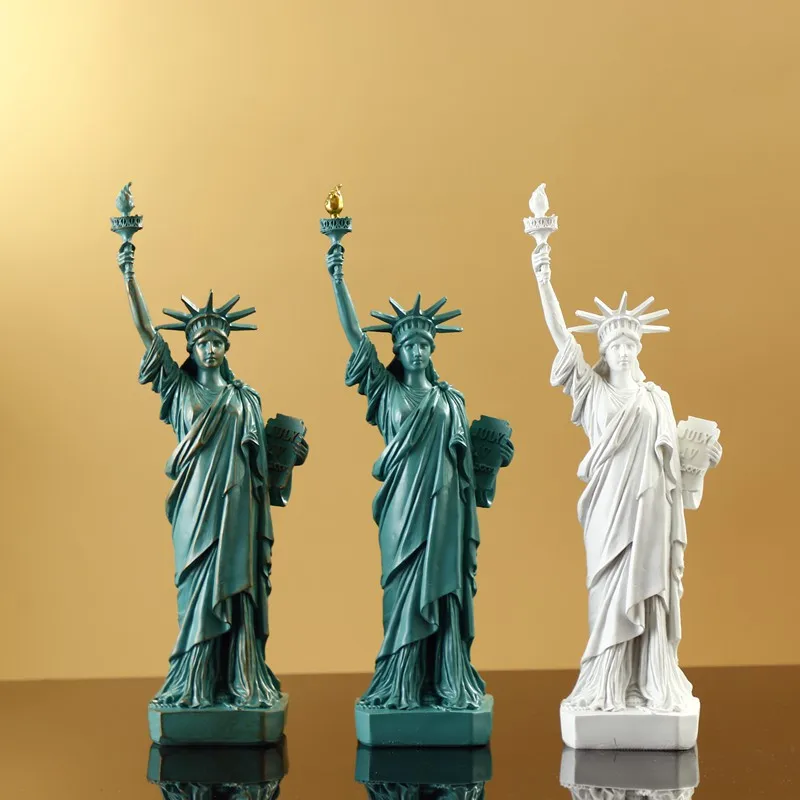 Imagem -02 - Modelo Vilead Statue of Liberty Acessórios de Mesa Colecionáveis Lembranças de Viagem Nova York Escritório Casa Decoração Interior 30cm