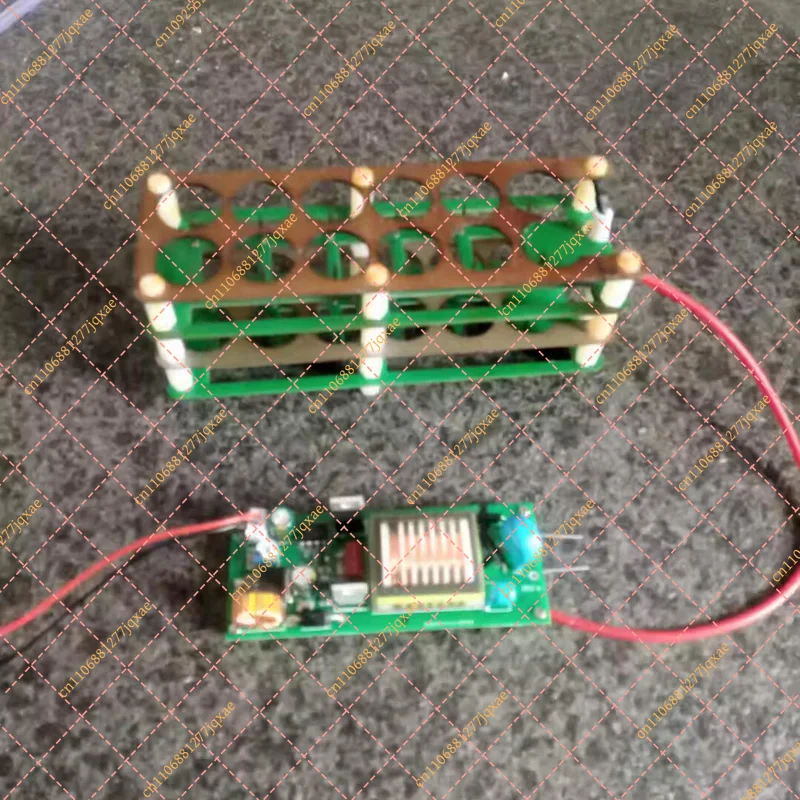 Adjustable High Voltage Inverter Ion Generator, 9V-12V to 3kV-20kV Pulse Arc Discharge Power Supply for Air Purifiers