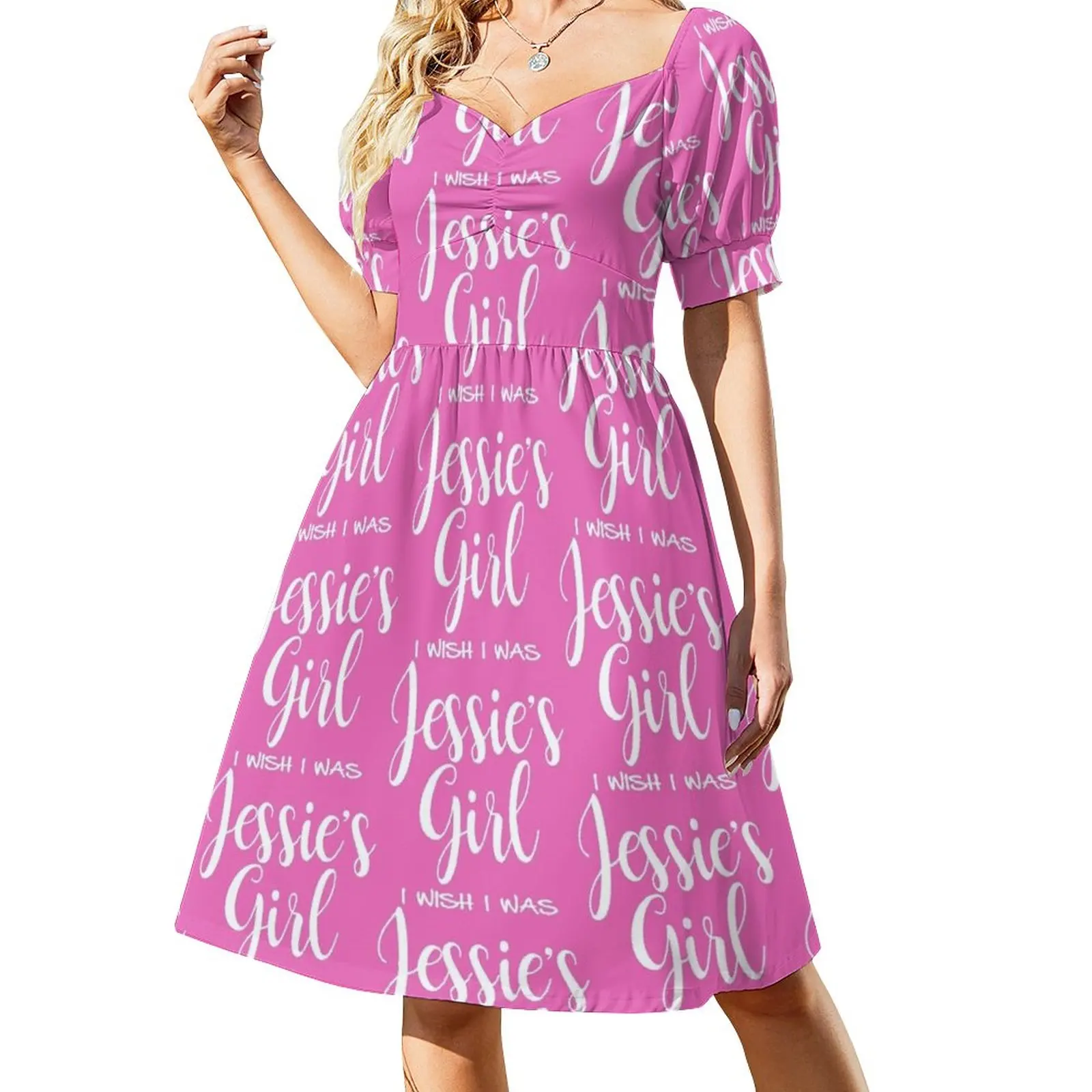 I wish I was Jessie's Girl - White Dress dress women's clothing summer 2023 novelties