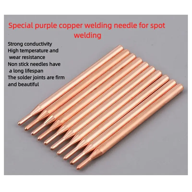 BAAG-Spot رأس قطب لحام 3 مم أكسيد ألومنيوم نحاسي أرجواني لبطارية الطاقة 18650 #3