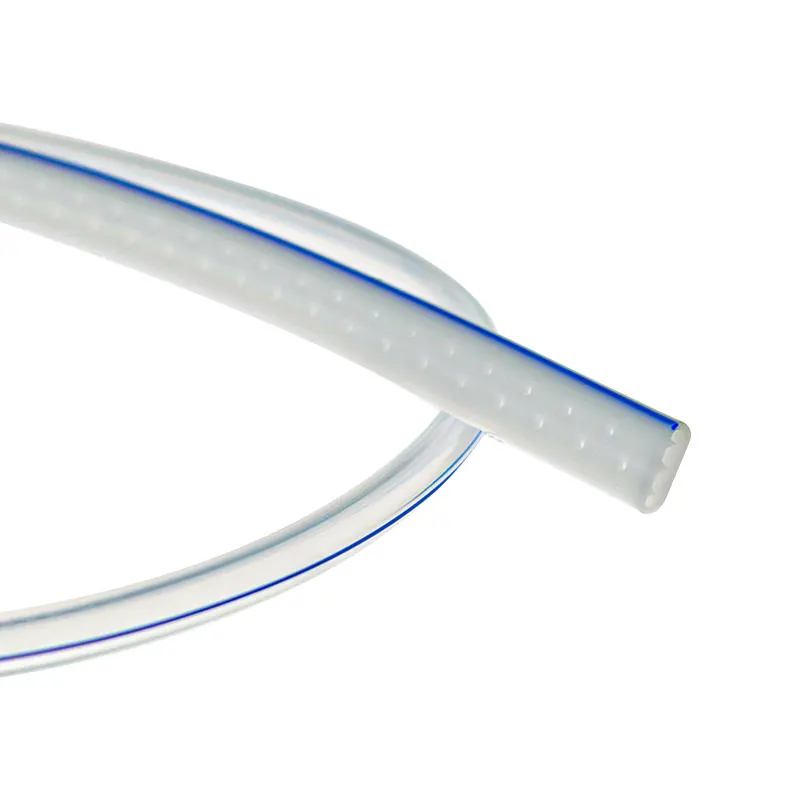 10PCS Silicone Closed Wound Drainage System Silicone Reservoir And Perforated Flat Drain Tube With Trocar Veterinary Accessories