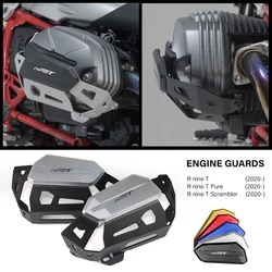 CNC Cylinder Head Guards For BMW r nine t RnineT R nineT Rnine T R9T Pure Scrambler 2020 2021 Engine Guard Protector Cover Black
