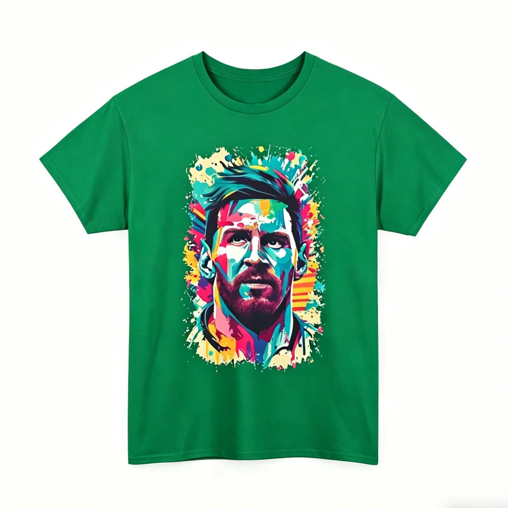 2026 100% Cotton T-Shirt Comfortable and Breathable for Men Women and Kids of All Ages Messi Fans Unique and Stylish All-Season