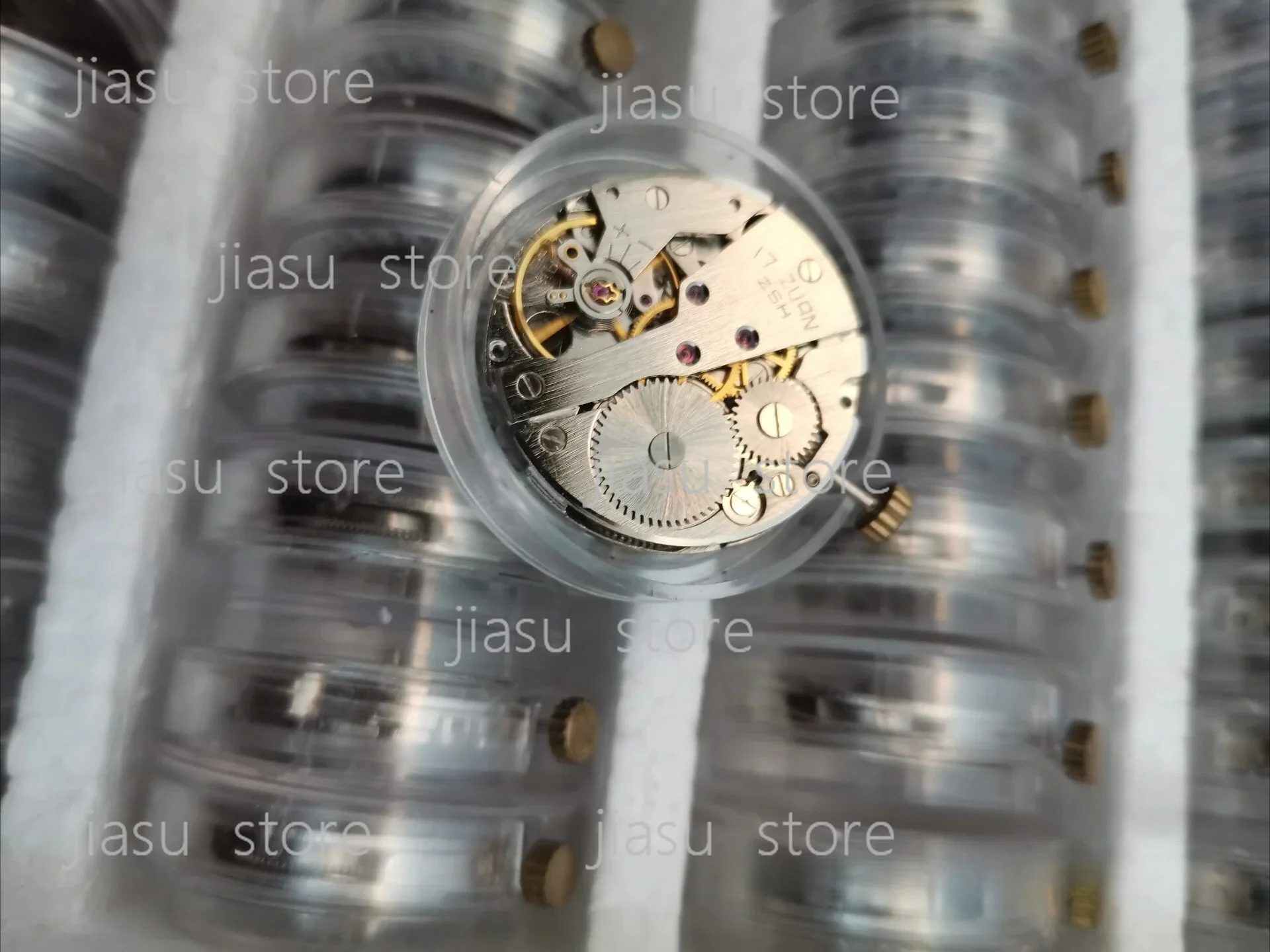 Domestic Tongji Movement 7120 Shanghai Hand Roll Clockwork Movement 19 Diamond Watch
