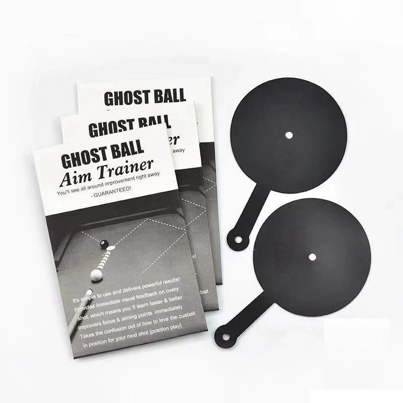 Pool & Snooker Game Ghost Ball Aim Trainer PVC Billiards Accessories Training Tool (2PCS/Set)