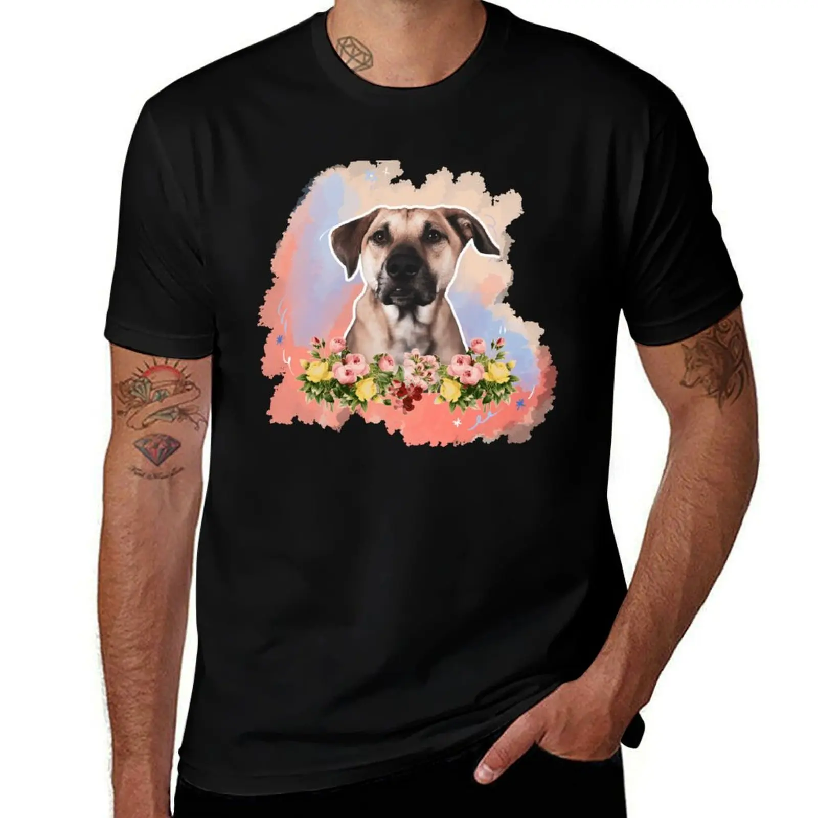 black mouth cur T-Shirt Gym Wear Breathable Short Sleeve Tee T-Shirt