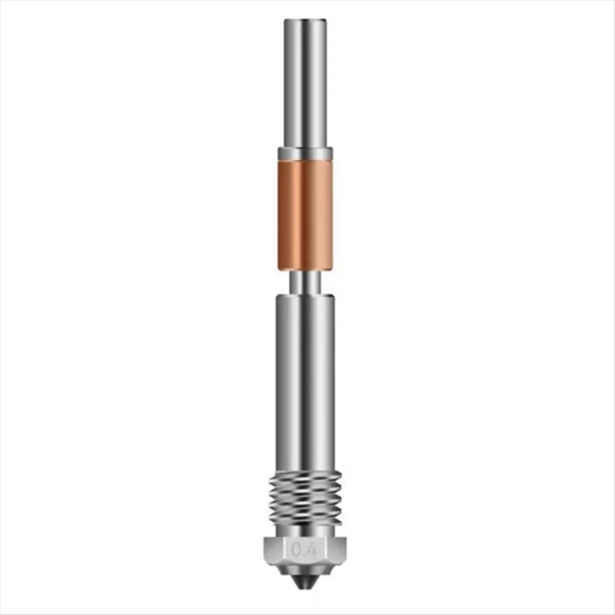 A59E 0.4mm for QIDI Plus4 Bimetallic Nozzle with Ceramic Insulation Integrated Design Quick Removal Integration Nozzles