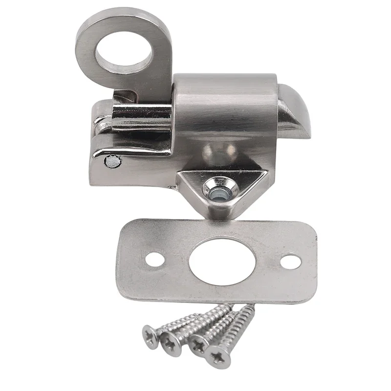 Silver Zinc Alloy Door Bolt Latch Lock