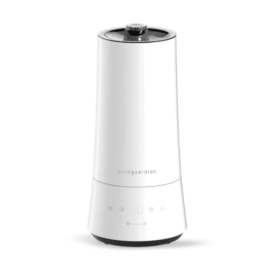 

90-Hour 1.6 Gallon Top Fill Cool Mist Ultrasonic Humidifier for Large Rooms with Humidistat 12-Hour Timer Aroma Tray Bedroom Li