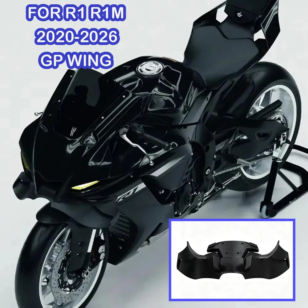 

For YAMAHA R1 R1M Front spoiler Lower spoiler lower lip GP WING DOWNFORCE NAKED FRONTAL SPOILERS