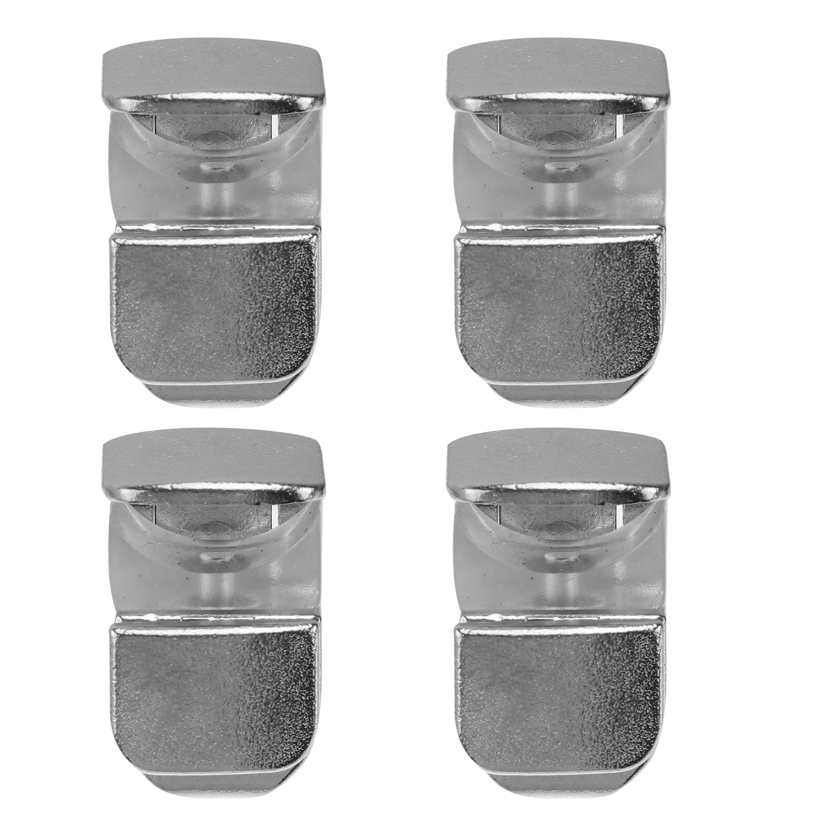

4Pcs Zinc Alloy Adjustable Glass Clamps Strong Grass Support Racks Stylish Board Holders Smooth Finish