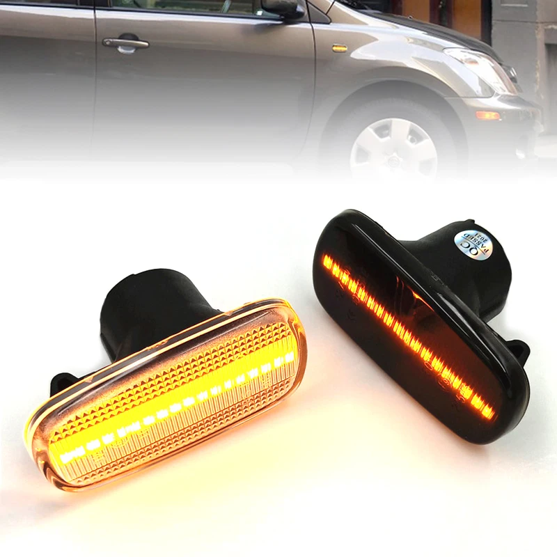 For Toyota Prius Progres RAV4 Soarer Sienta Verossa Wish WiLL xA Yaris Verso LED Side Marker Lamp Amber Side Fender Turn Signal