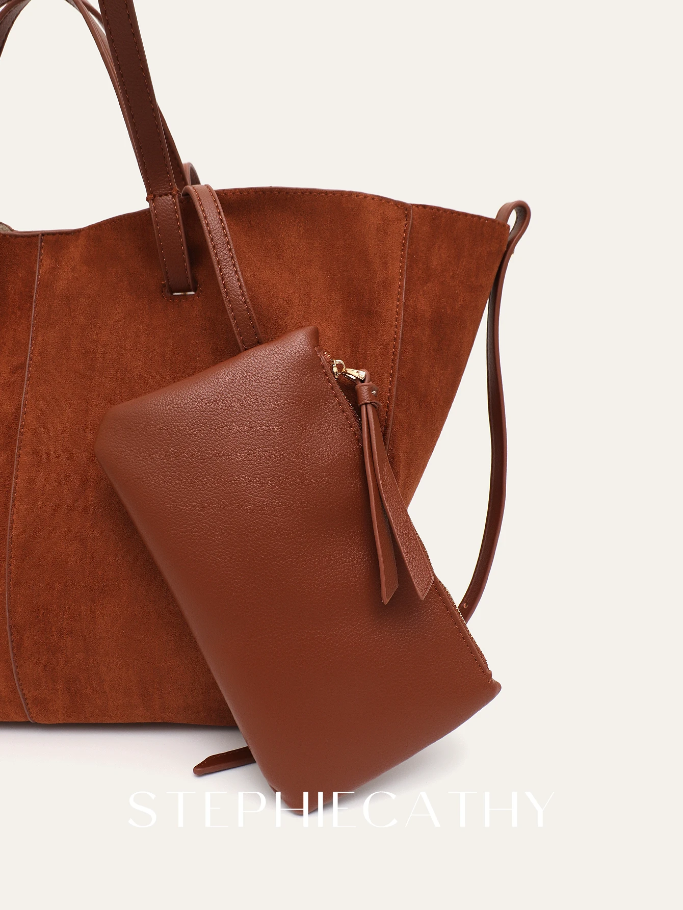 المرأة بلون لينة فو الجلد المدبوغ بولي Leather جلد كبير حمل بسيط سعة كبيرة حقيبة يد محفظة التسوق اليومي تخفيف