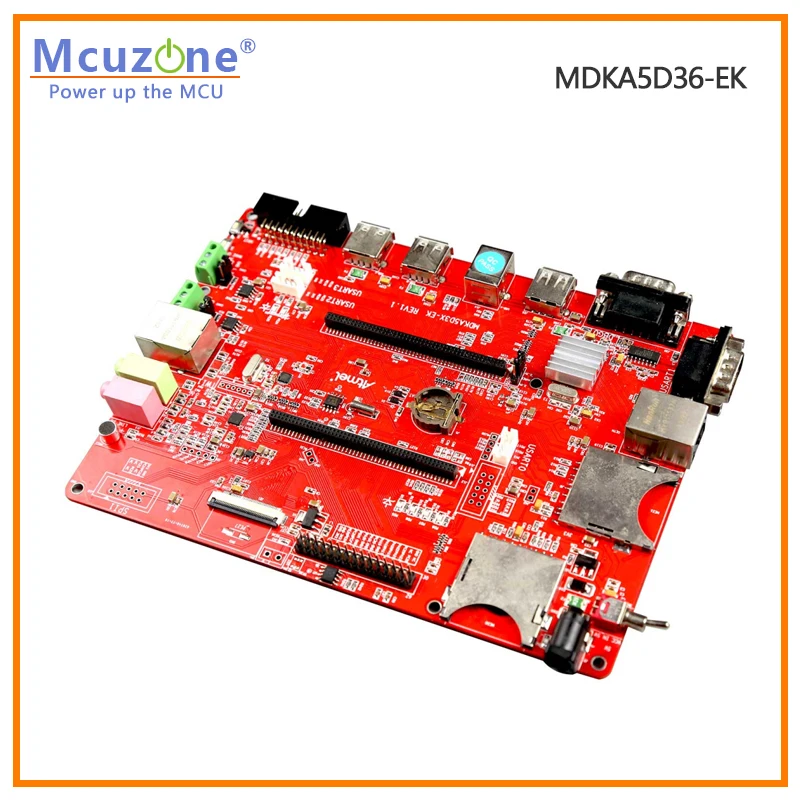 MDKA5D36-EK-C70 1024*600 Cap TP TFT LCD,SAMA5D36 ATSAMA5D36 Cortex-A5, 256MB DDR2,Dual Ethernet, 6xUART, WIFI,OV7725 CAMERA, QT