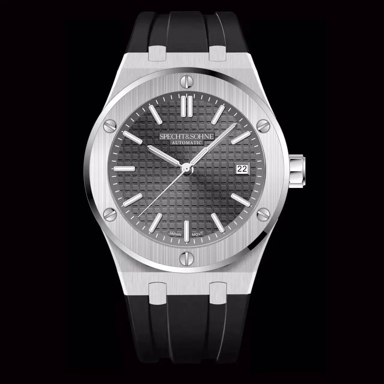 Specht & Sohne Nieuw 40Mm Mechanisch Horloge Voor Heren Grijskleurig Sporthorloge Japan Miyota 8215 Automatisch Horloge 50M Waterdicht