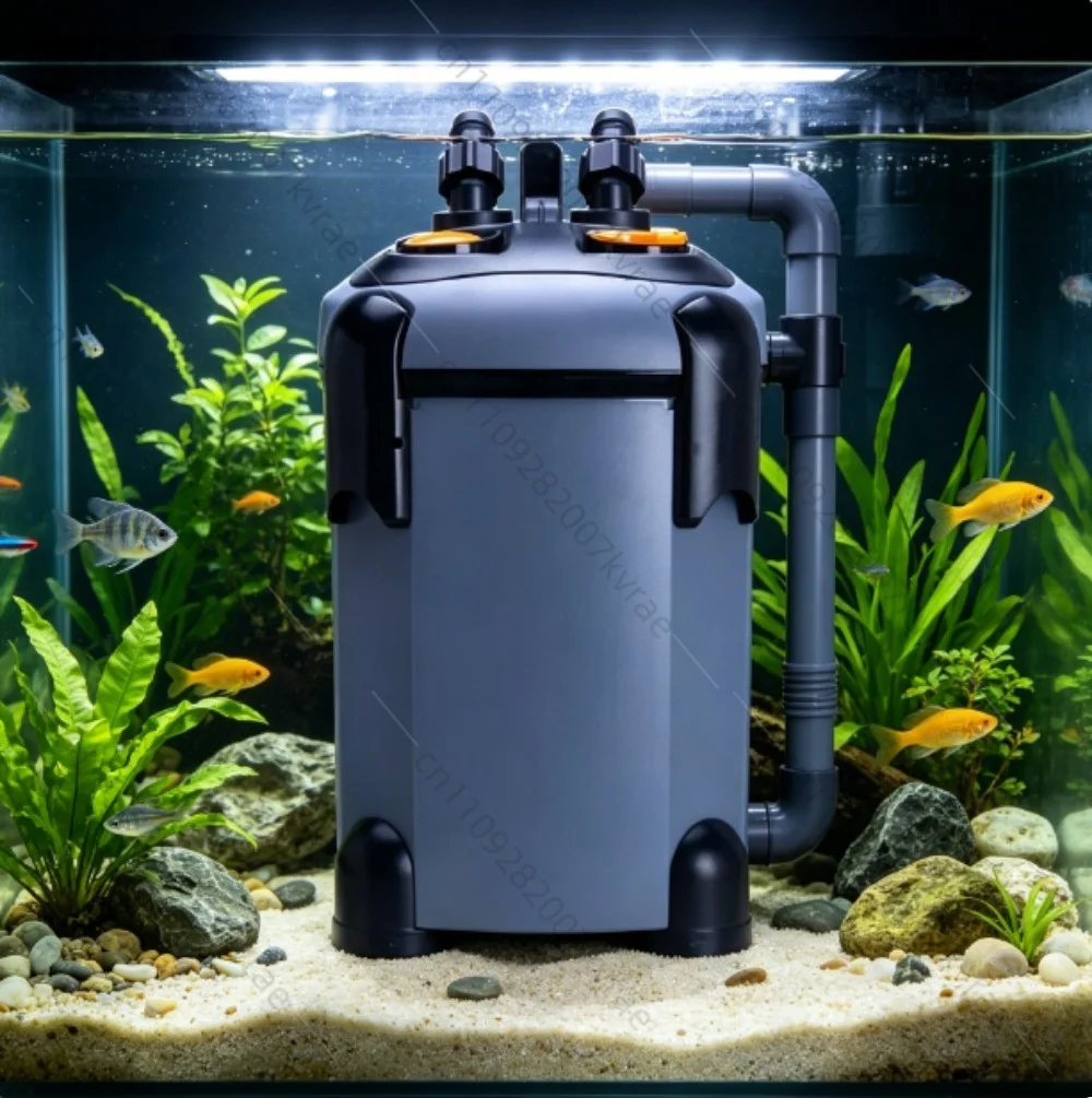 Fish tank external filter bucket water purification silent circulation pump high efficiency aquarium cleaning tool